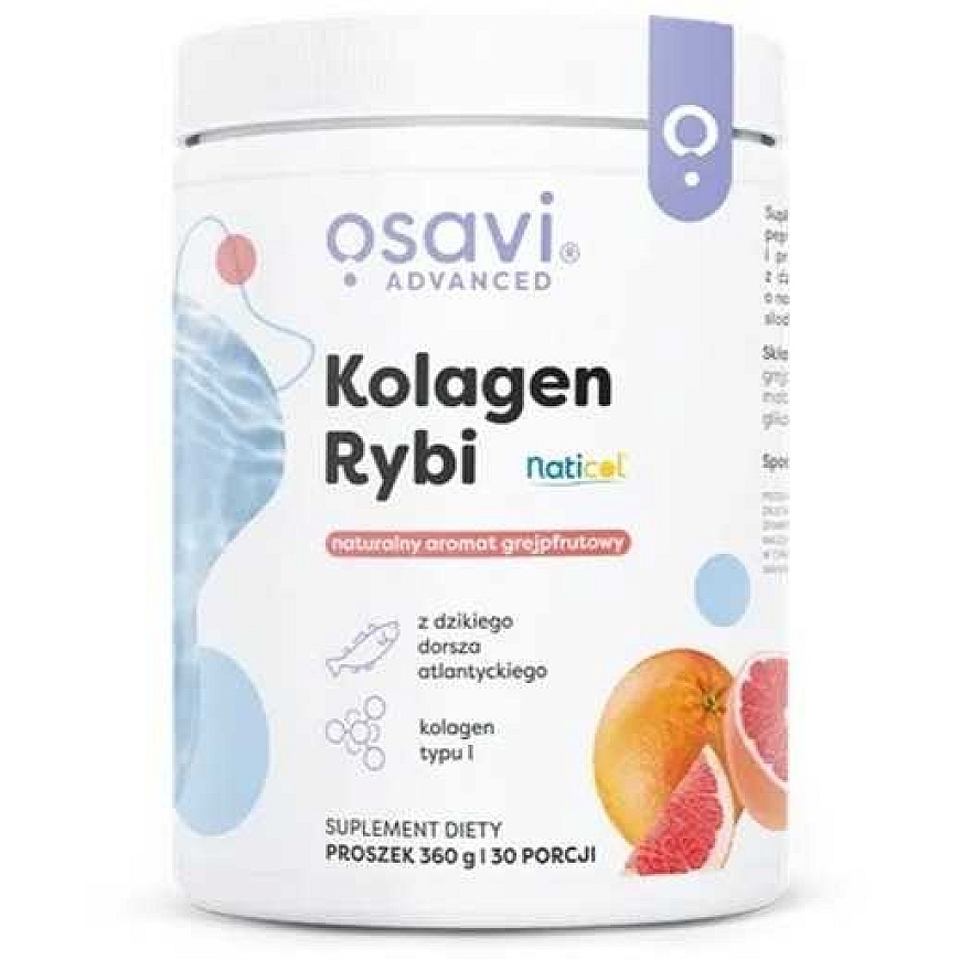 Osavi kaltsiumi rikastatud kala kollageeni toidulisand greipi puuviljaga 360 g