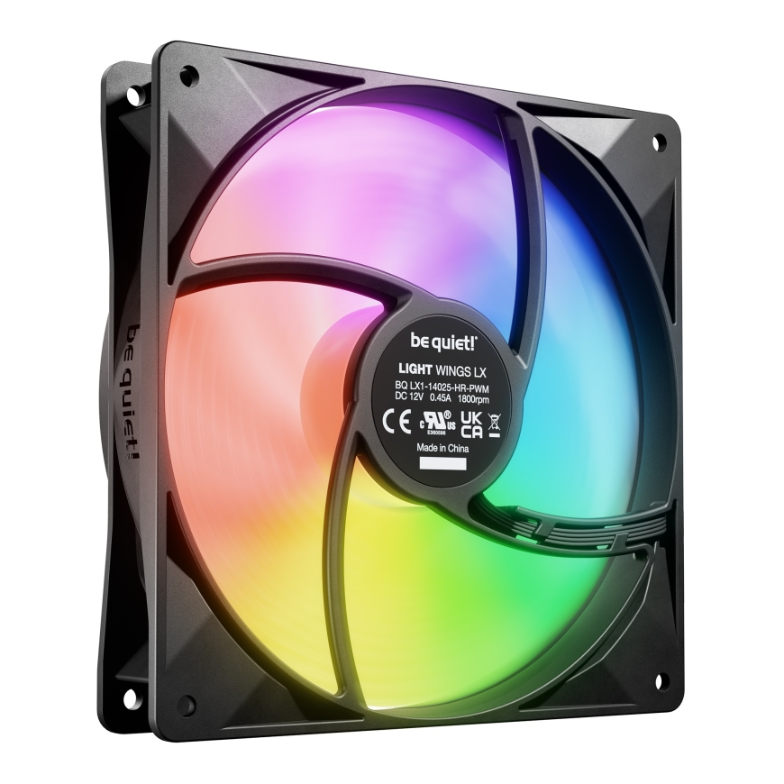 be quiet! LIGHT WINGS LX 140mm PWM high-speed Computer case Fan 14 cm Black 1 pc(s) – 2