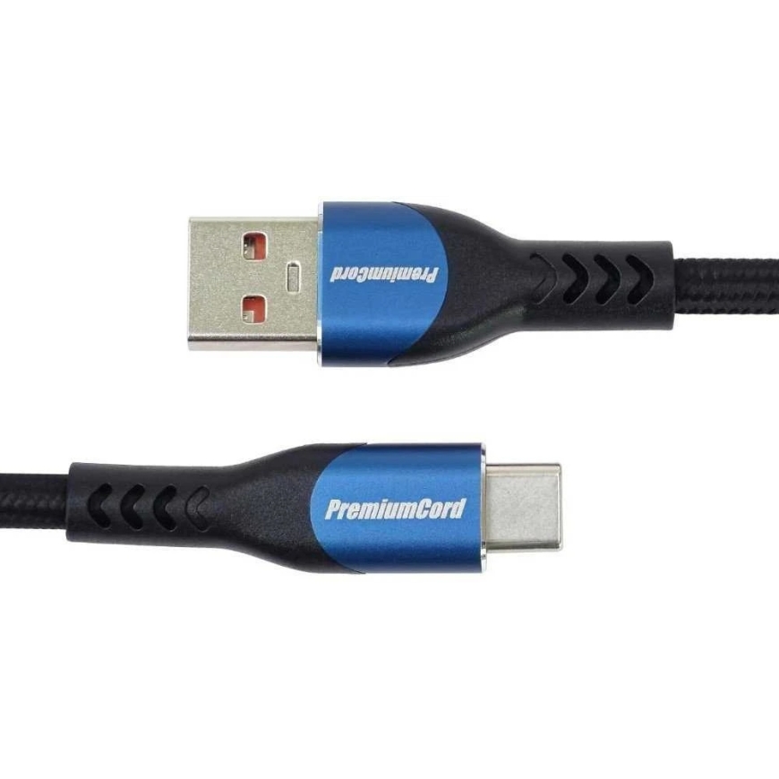 PremiumCord USB-A - USB-C -kaapeli 1 m Sininen (ku31cy1) – 2