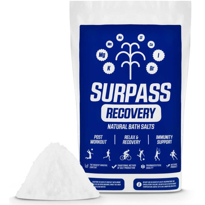 Surpass Recovery Natural vannas sāls 1kg – 2