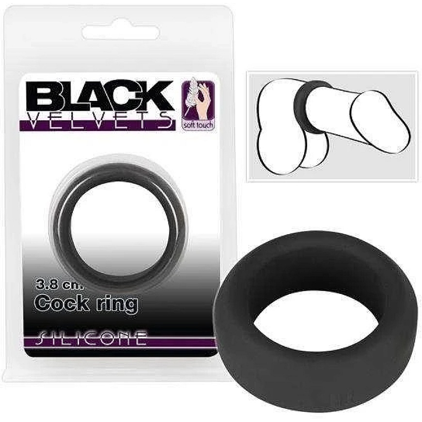Black Velvets Black Velvets Cock Ring 3.8 cm – 2