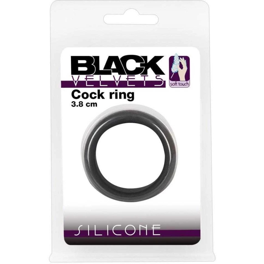 Black Velvets Black Velvets Cock Ring 3.8 cm – 4