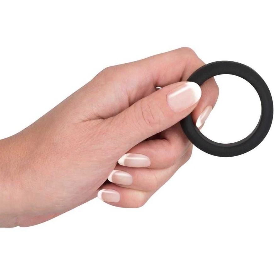 Juodas Velvets Cock Ring 3.8 cm – 5