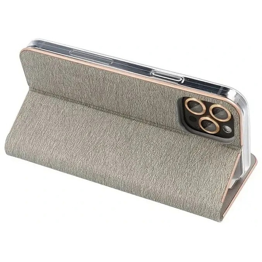 Oem dėklas su klape Xiaomi Redmi NOTE 15 5G Luna Book Gold Sidabrinė – 5