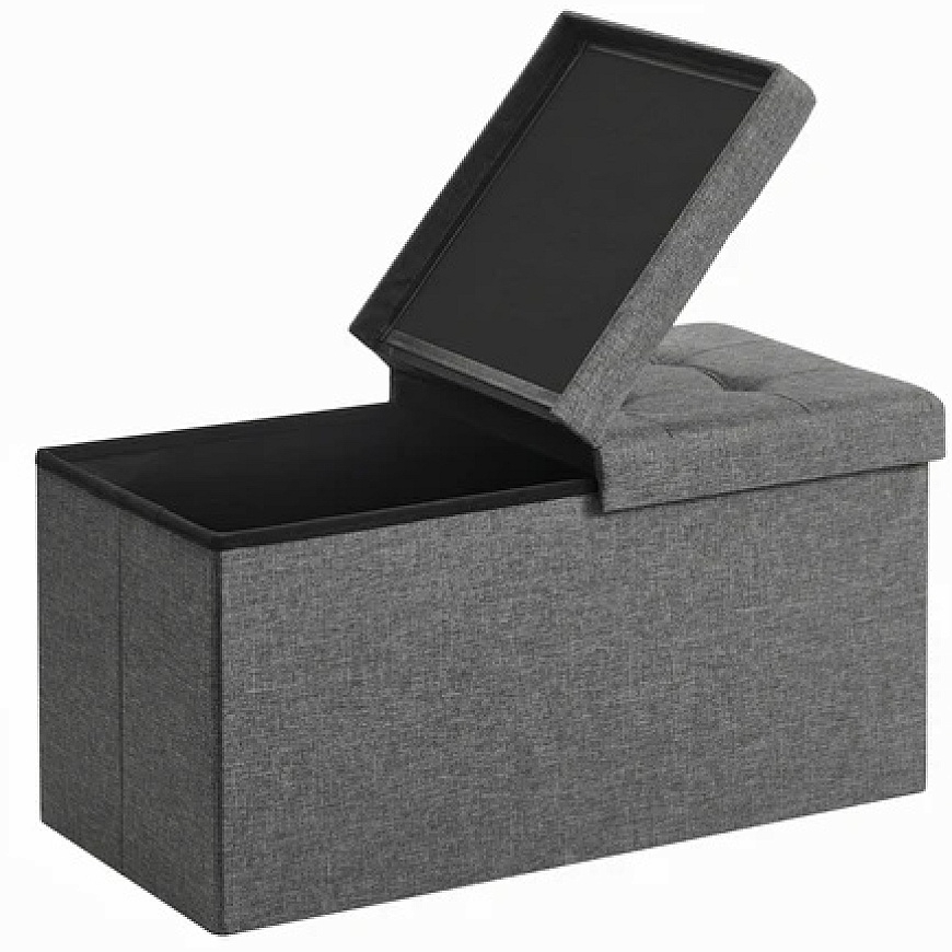 Foldable pouf with storage Spacetronik SFFSB0003GG