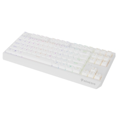 GENESIS Thor 230 TKL White Wireless Outemu Red keyboard