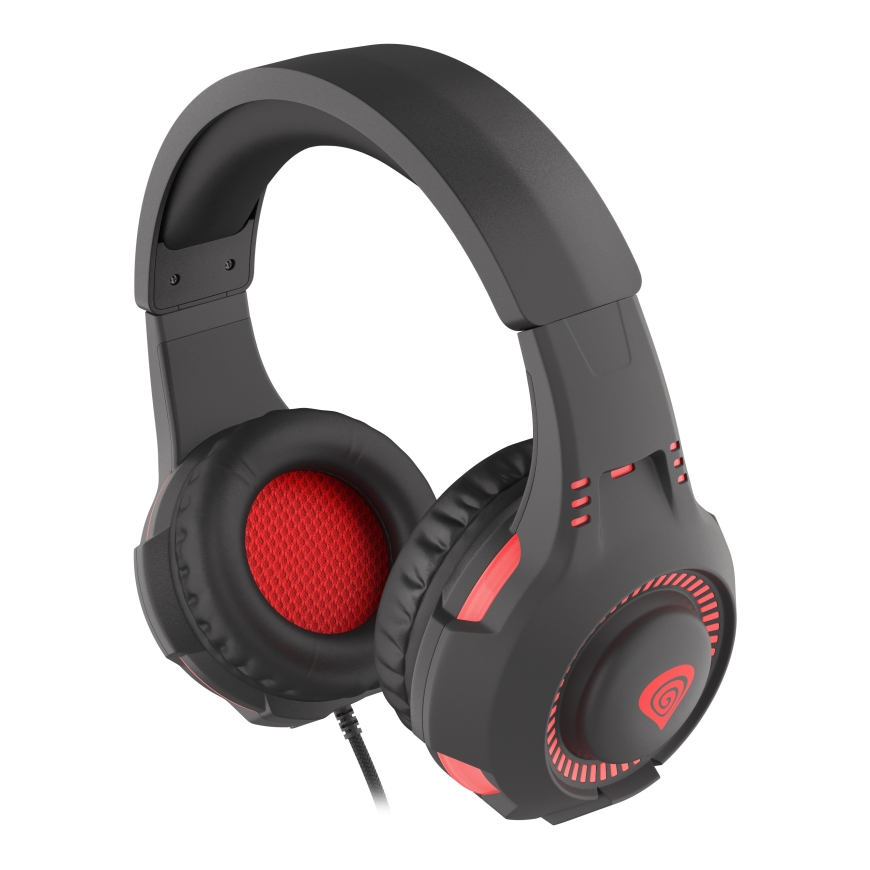 GENESIS Radon 210 Headset Wired Head-band Gaming USB Type-A Black, Red – 4