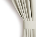 Cream Curtain with Pleats AmeliaHome 140 × 260 cm Cream Curtain with Pleats AmeliaHome 140 × 260 cm
