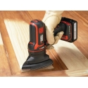 Black & Decker „MULTIEVO“ orbitalse šlifuja pea Juodas & Decker [MTSA2-XJ]