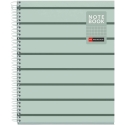 APLI spiralinis užrašų blokas, A5, 80 lapų, languotas, Moss APLI spiralinis užrašų blokas, A5, 80 lapų, languotas, Moss