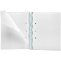 APLI Spiral Notebook, A5, 80 Sheets, Grid, Moss APLI Spiral Notebook, A5, 80 Sheets, Grid, Moss