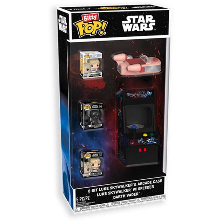 Funko Bitty POP figure Star Wars 8 Bit Luke Skywalker & Arcade Case