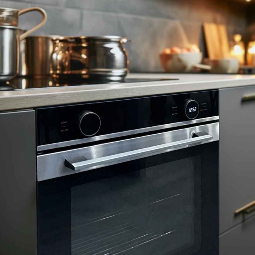 Built-in oven 72L with self-cleaning function, HBO-M7210GCDRC-GIX HEINNER – 5