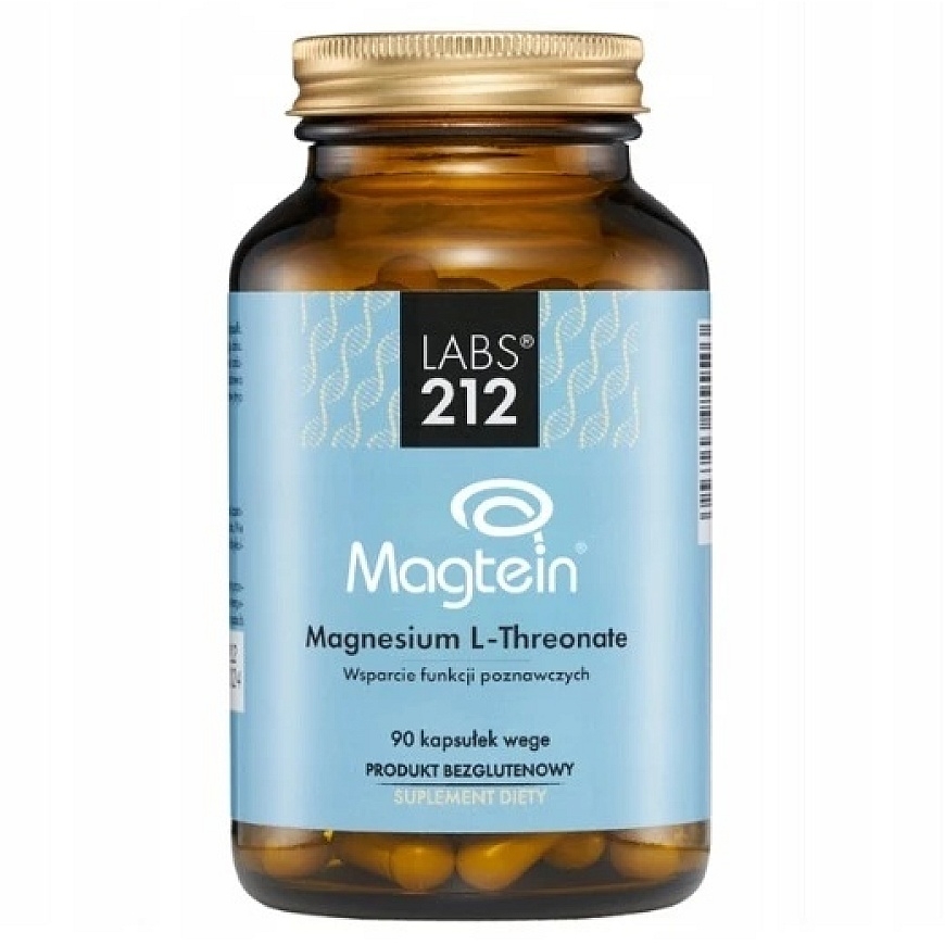 Labs212 Magnio L-Treonatas Magtein maisto papildas 90 kapsulių