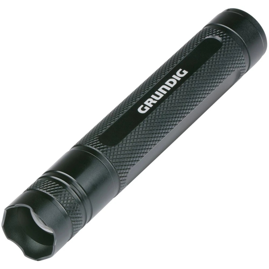 LED HAND TORCH GRUNDIG 3.5W 160 LM 65 M Aluminum Black – 2