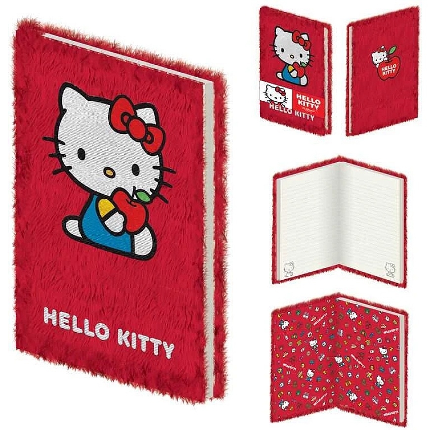 Pyramid ABYstyle "Hello Kitty" (Apple) – plush notebook