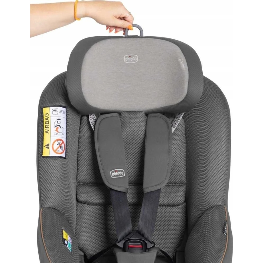 Chicco Seat105 i-Size - lastentarhaistuin 40-105 cm, ~0-18 kg | Glam Harmaa – 5