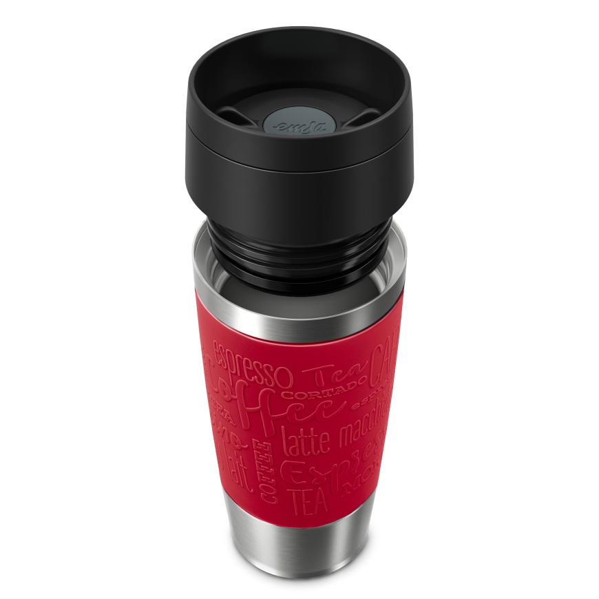 EMSA Travel Mug Classic N2020400 дорожная кружка 360 ml Черный, Красный, Нержавеющая сталь Нержавеющая сталь – 3
