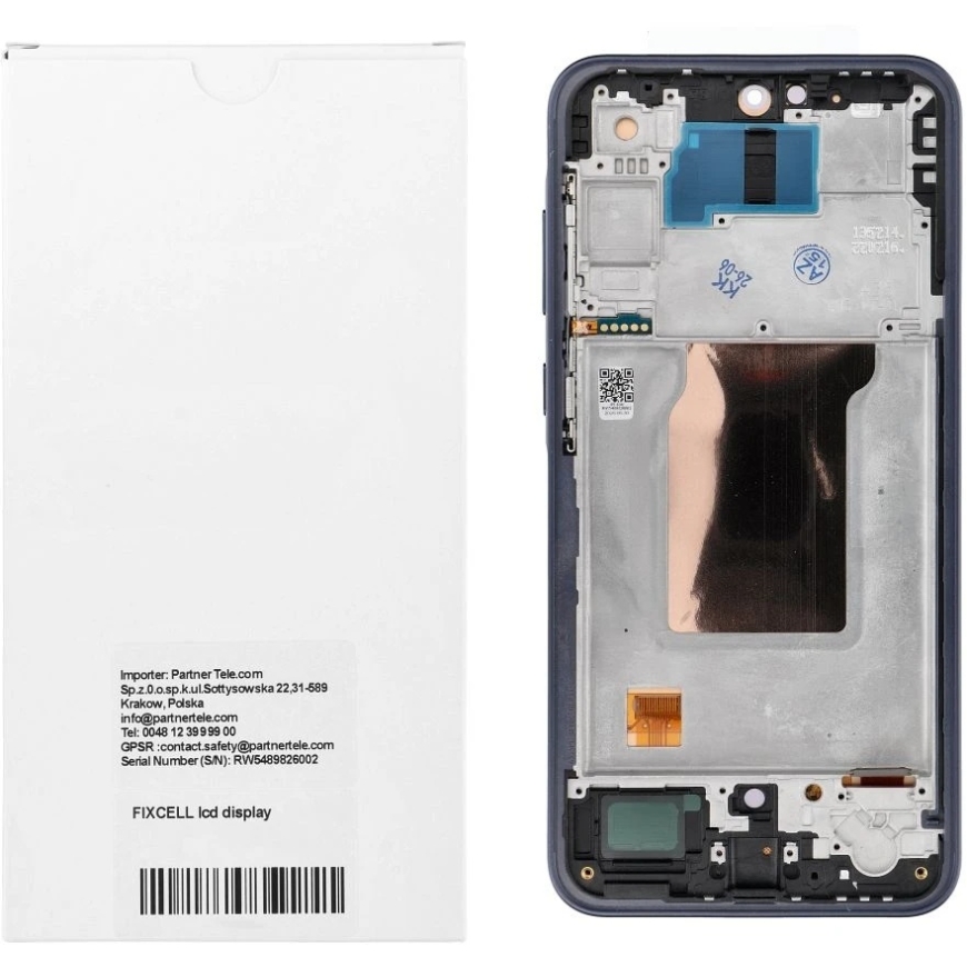 OEM REWA LCD Screen SAMSUNG A35 OLED Black with Frame – 4