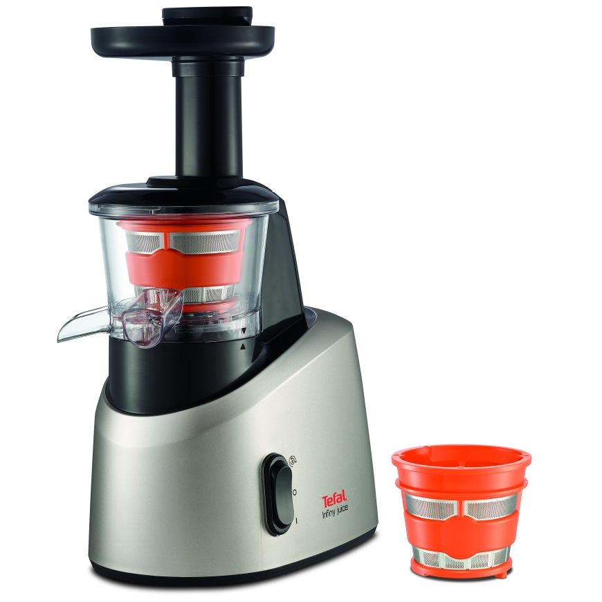 Tefal Infiny Juice ZC255B Slow juicer 200 W Grey, Silver – 4