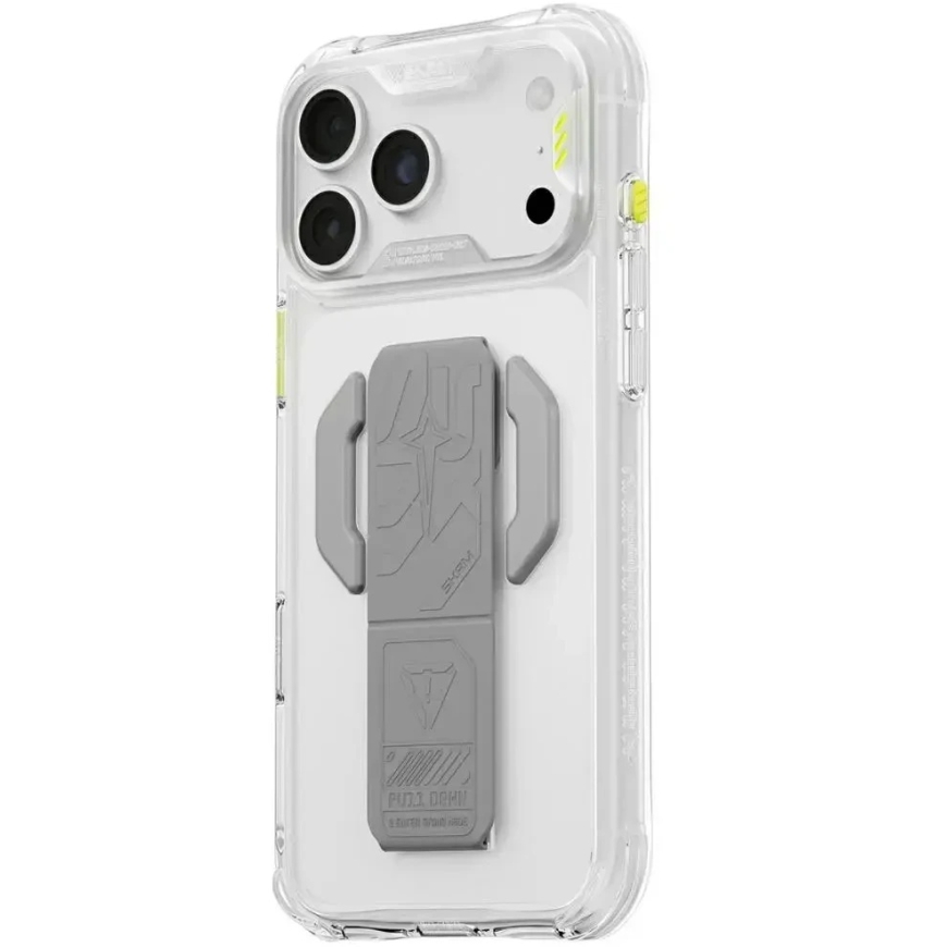 Skinarma Helio CE Grip Stand Case, designed for iPhone 18 Pro / 17 Pro, clear – 2
