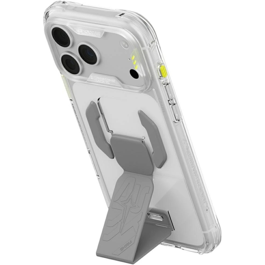 Skinarma Helio CE Grip Stand Case, designed for iPhone 18 Pro / 17 Pro, clear – 4