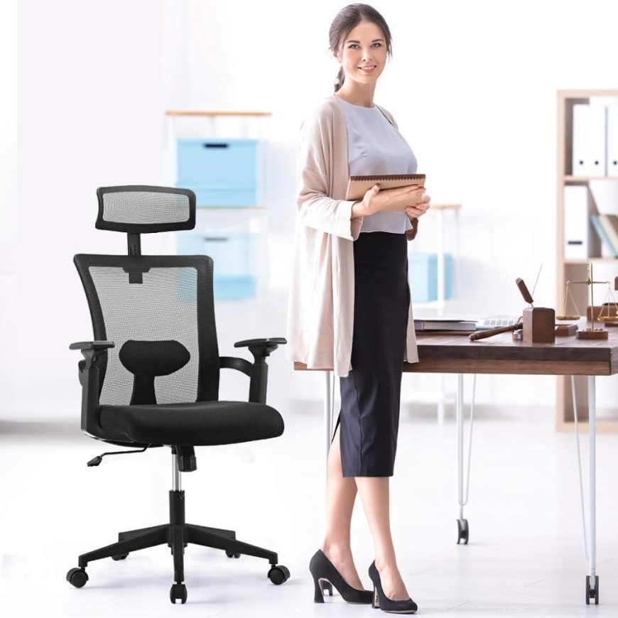 Techly ICA-CT MC016 office/computer chair Padded seat Mesh backrest – 5