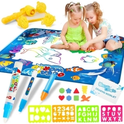Water Mat for Watercolor Drawing XXL Size Set of Magical Markers XXL