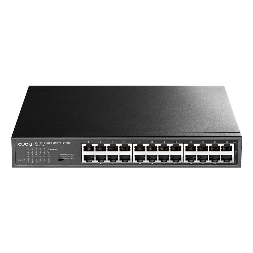 Cudy GS1024 сетевой коммутатор Gigabit Ethernet (10/100/1000) Черный