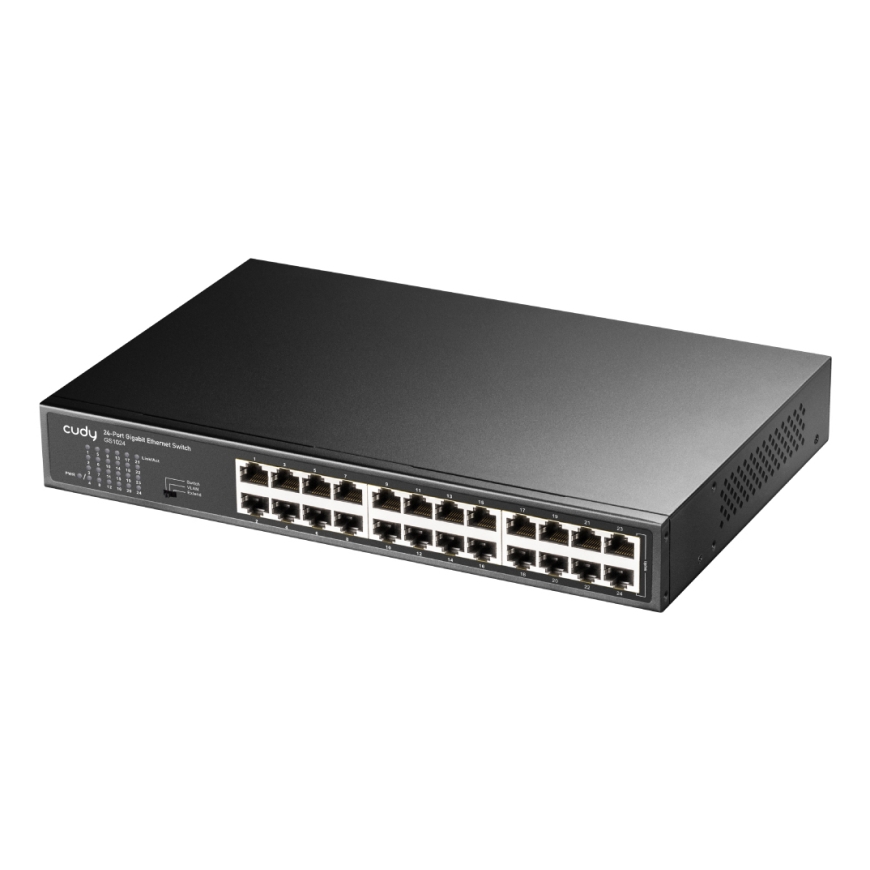 Cudy GS1024 tinklo komutatorius Gigabit Ethernet (10/100/1000) Juoda – 2