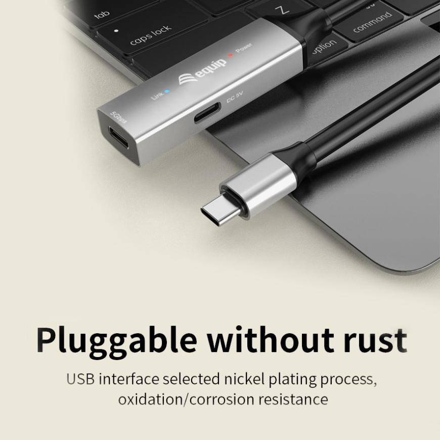 Equip 133356 USB кабель USB 3.2 Gen 1 (3.1 Gen 1) 5 m USB C Черный – 4