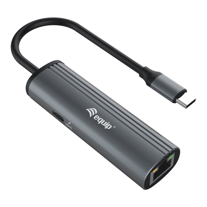 Equip 133486 док-станция для ноутбука USB Type-C Черный, Серый