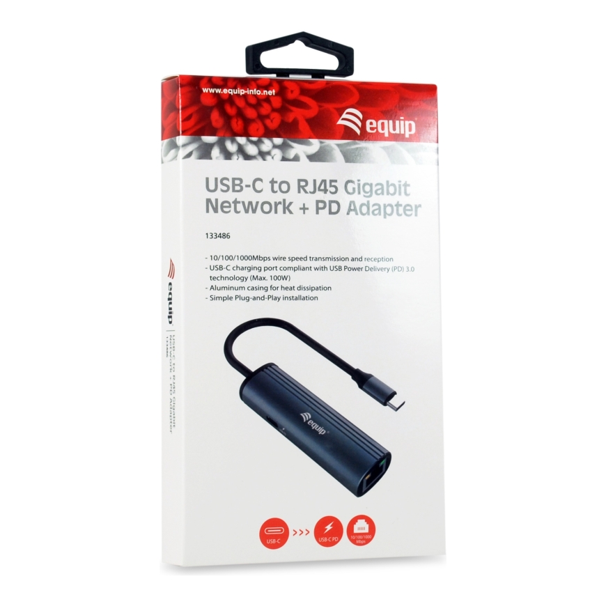 Equip 133486 dokstacija USB Veids-C Melns, Pelēks – 5
