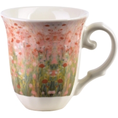 Affek Design LAVIA Mug 320ml 9.5x13x10.5cm pink impression
