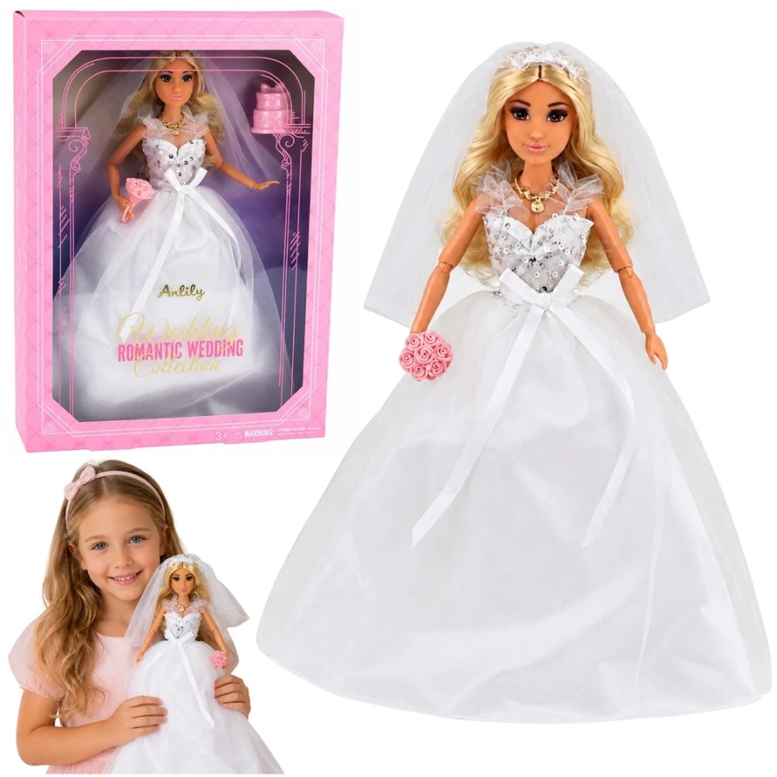 LEAN Toys Lean Toys Līgavas lelle