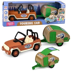 Kübertõukerauto karavani (roheline, pruun)