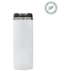 Kelioninis puodelis - Technotape 375 ml baltas