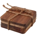 Home Styling Collection Akacijos puidust alused, 4 tk. Home Styling Collection Akacijos puidust alused, 4 tk.
