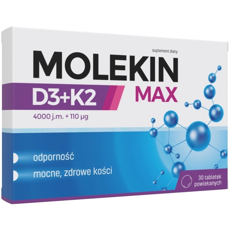 Molekin D3+K2 MAX uztura bagātinātājs 30