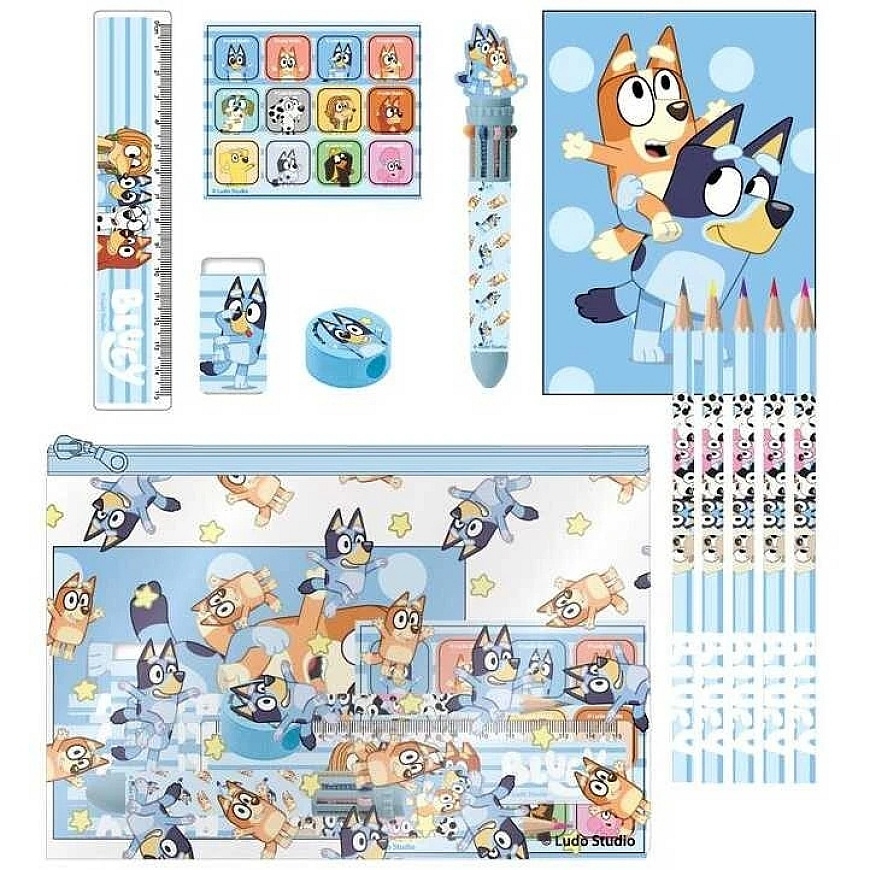 Bluey raštinės reikmenų rinkinys