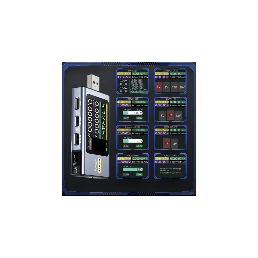 Bluetooth USB-tester 140W FNIRSI FNB58 – 3
