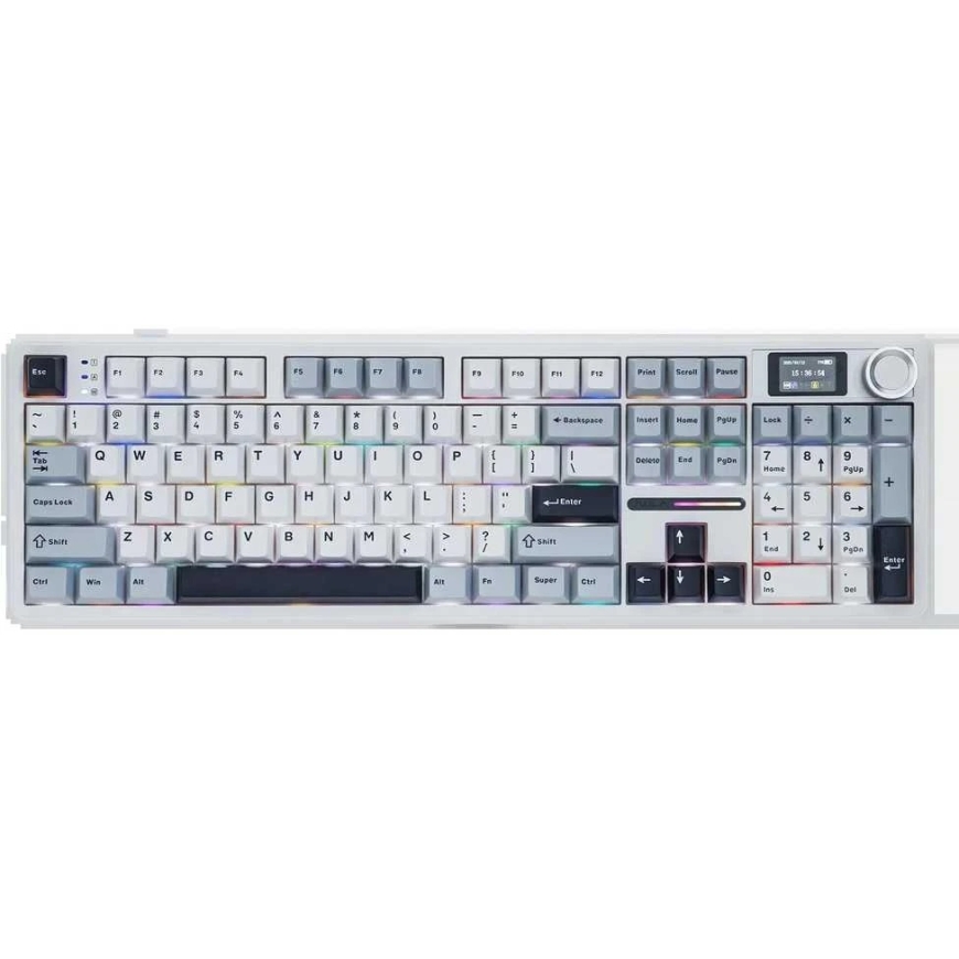 Aula F108 PRO Keyboard (White/Blue) – 2