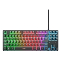 Trust GXT 833 Thado TKL keyboard Gaming USB QWERTY US English Black Trust GXT 833 Thado TKL keyboard Gaming USB QWERTY US English Black