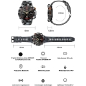 Smartwatch MEN'S GRAVITY GT20-2 - AMOLED, ADDITIONAL STRAP (sg024b)