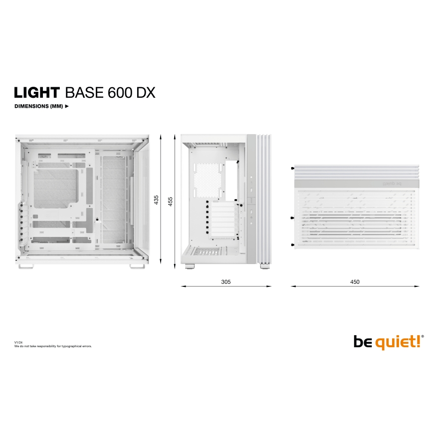 be quiet! LIGHT BASE 600 DX White Midi Tower – 3