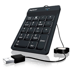 KeySonic ACK-118BK numbritega klahvistik Universaalne USB Must