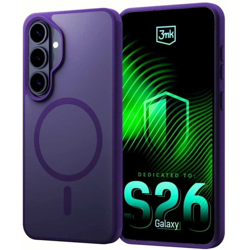 3MK Smoke MagCase for Samsung Galaxy S26+ purple