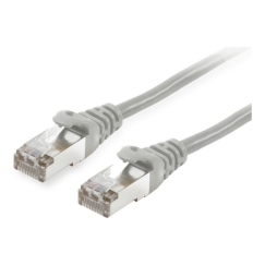 Equip 605500 verkkokaapeli Harmaa 1 m Cat6 S/FTP (S-STP) Pyöreä