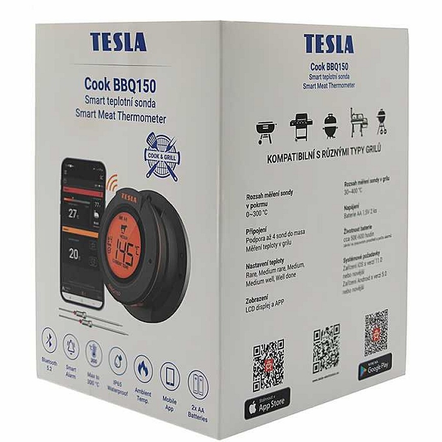 Belaidis virtuvinis termometras TESLA Cook BBQ150 – 2