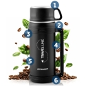 Berdsen vakuuminis termoss 1500 ml BD-781 melns